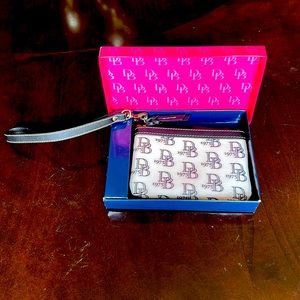 Dooney&Bourke monogrammed wristlet NWT